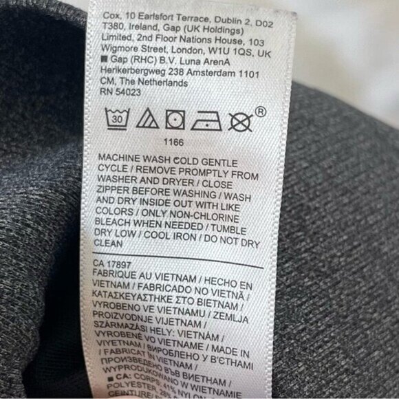 Athleta Venice Jogger Pant Womens XXS Heather Gray High Rise Zipper pockets - Picture 5 of 15